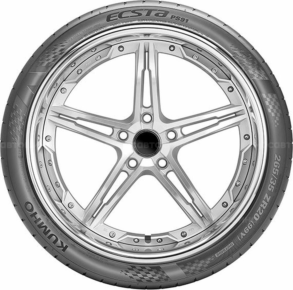 Side view Kumho Ecsta PS91 275/40 R19 105Y XL
