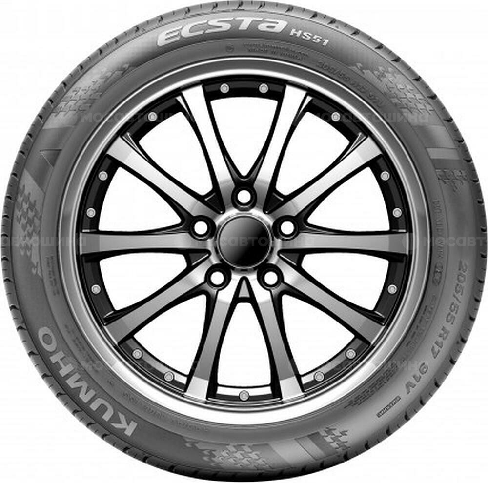 Side view Kumho Ecsta HS51 205/50 R15 86V 
