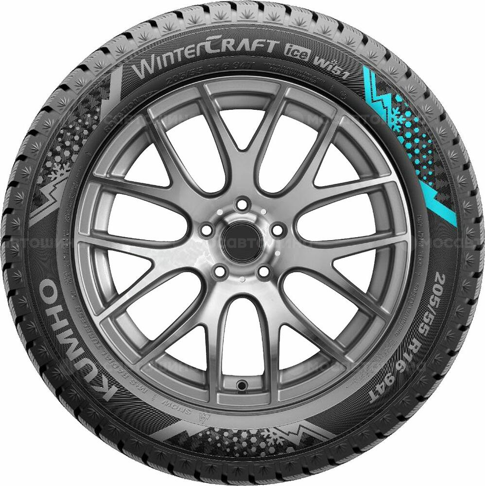 Side view Kumho Wintercraft WI51 185/65 R14 90T XL