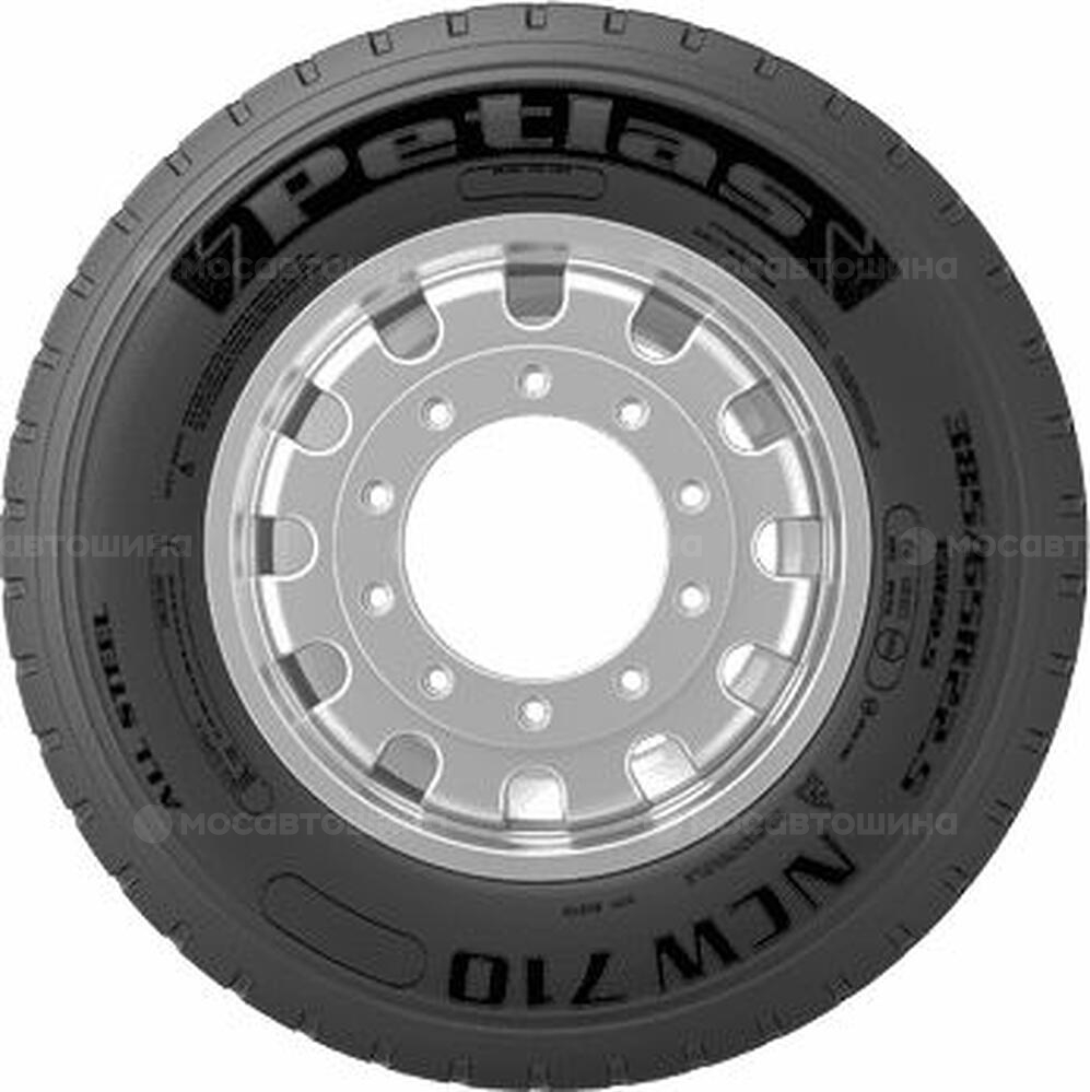 Side view Petlas NCW710 385/65 R22,5 160K PR18 3PMSF (Прицепная ось)