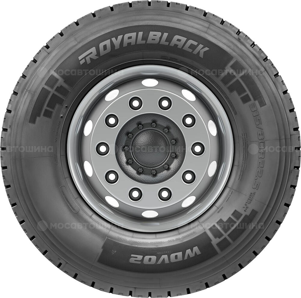 Side view Royal Black WDV02 315/70 R22,5 156/150L