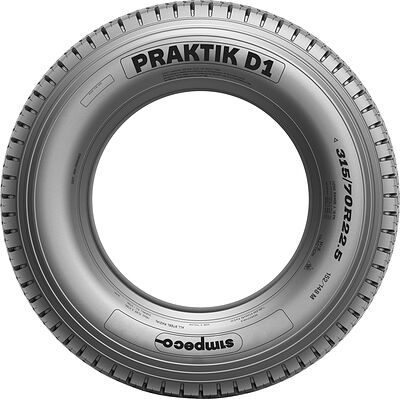 Simpeco Praktik D1 315/80 R22,5 154/151M (Ведущая ось)