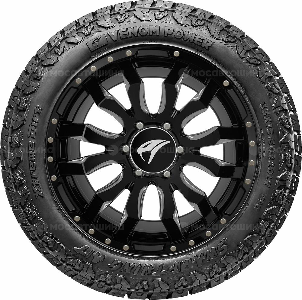 Side view Venom Power Swampthing A/T 33x12,5x22LT 114Q (BLK)