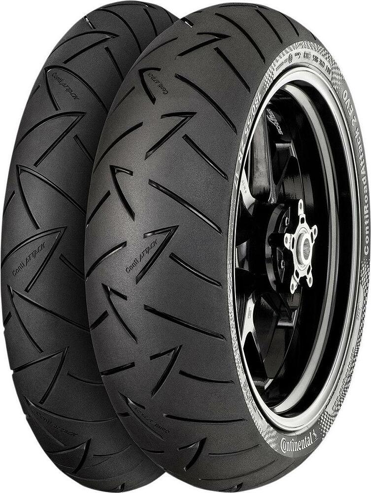 Continental ContiRoadAttack 2 Evo 120/70 R17 58W (Передняя)