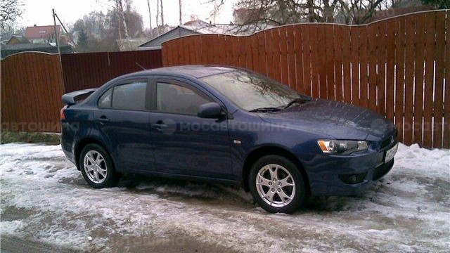 Диски Mitsubishi MI13 R16 на автомобиле Mitsubishi Lancer X [73]