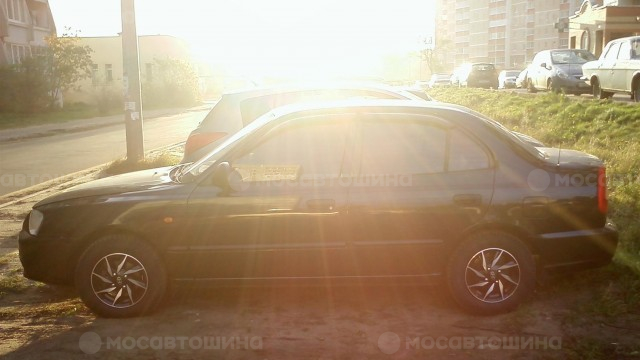 Диски Tech Line TL318 R14 на автомобиле Hyundai Accent [113]