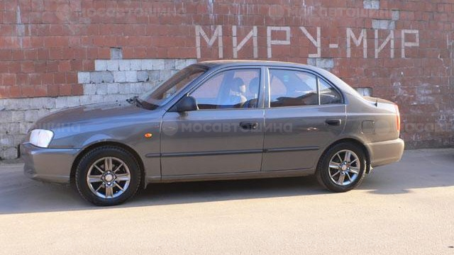 Диски Скад Селена R14 на автомобиле Hyundai Accent [120]