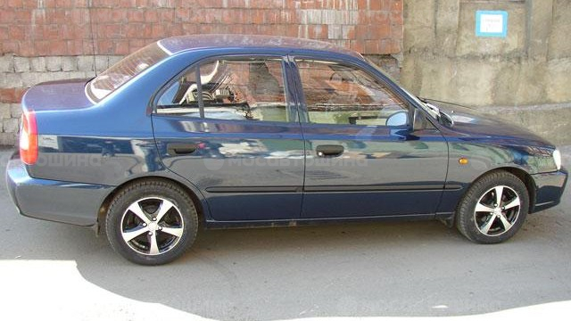 Диски Скад Уран 2 R14 на автомобиле Hyundai Accent [119]