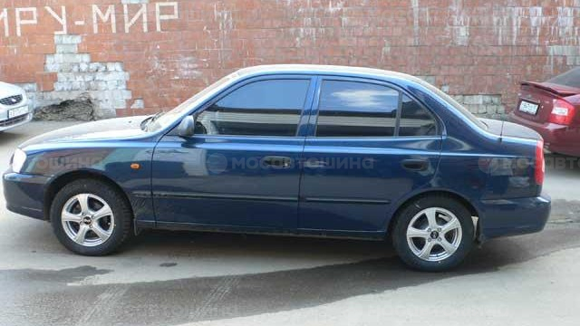 Диски Tech Line TL405 R14 на автомобиле Hyundai Accent [125]