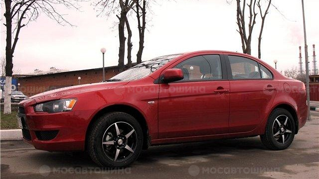 Диски КиК R1 Рольф R16 на автомобиле Mitsubishi Lancer X [72]