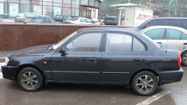 Диски Tech Line TL306 R14 на автомобиле Hyundai Accent [124]