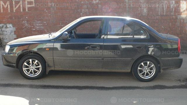 Диски Скад Калисто R14 на автомобиле Hyundai Accent [121]