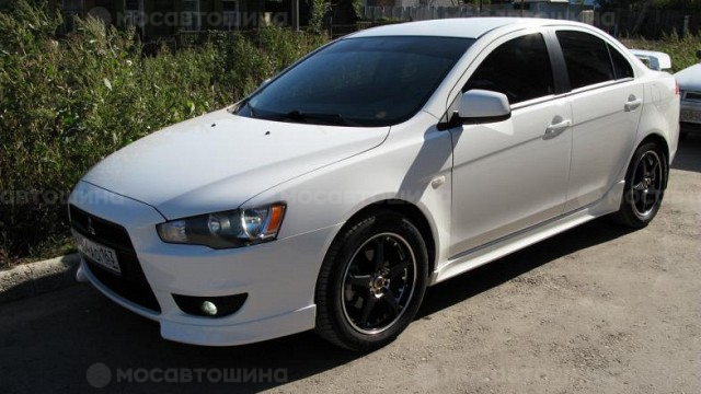 Диски Kosei OP Magnum R17 на автомобиле Mitsubishi Lancer X [64]