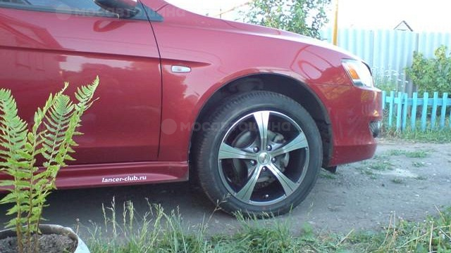 Диски Zepp Rocket R17 на автомобиле Mitsubishi Lancer X [78]