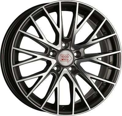 1000Miglia MM1009 8x18 5x114.3 ET 40 Dia 67.1 Gloss Black