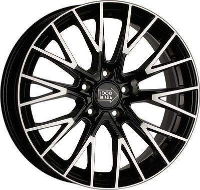 1000Miglia MM1009 8x18 5x114.3 ET 40 Dia 67.1 Gloss Black