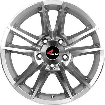 4GO 289 5.5x14 4x100 ET 40 Dia 67.1 Silver