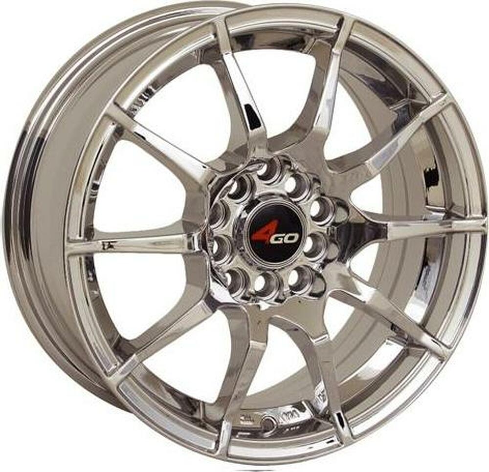4GO 5007 6.5x15 4x100 ET 38 Dia 67.1 Silver