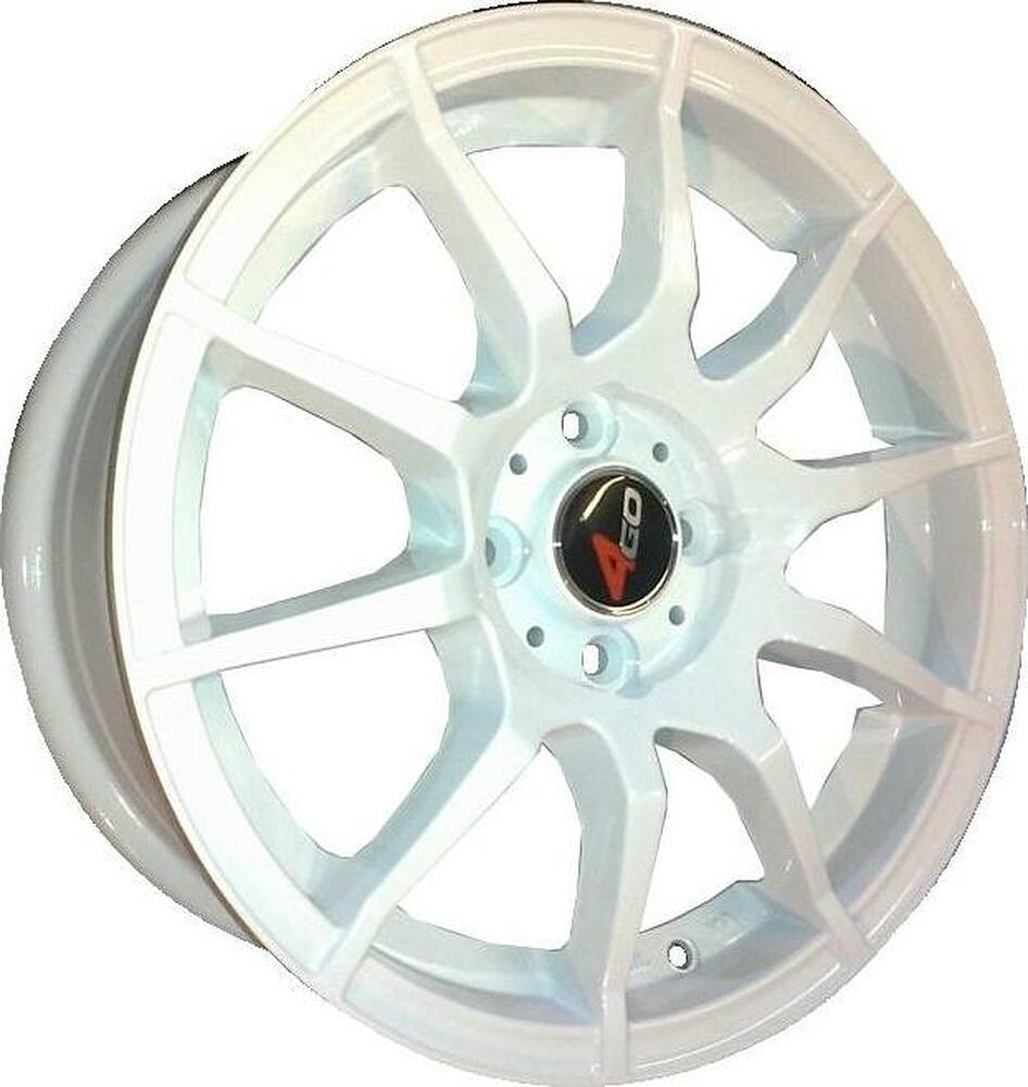 4GO 5007 6.5x15 4x100 ET 38 Dia 67.1 Silver
