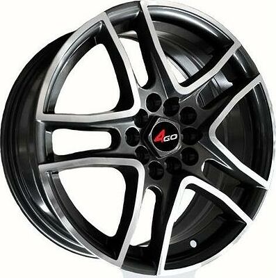 4GO 5350 6.5x15 4x98 ET 35 Dia 58.6 Silver