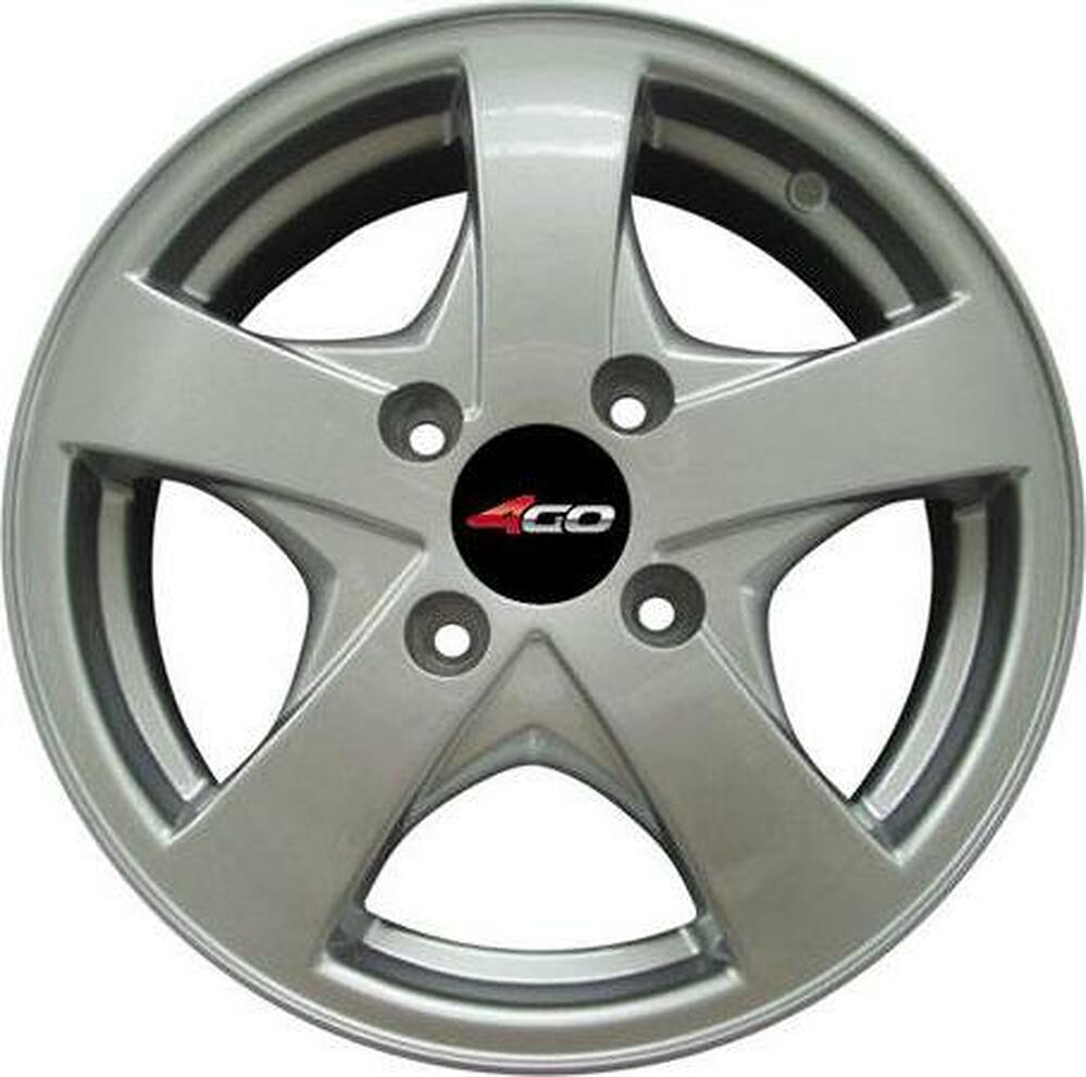 4GO 544 6x15 4x100 ET 46 Dia 67.1 silver