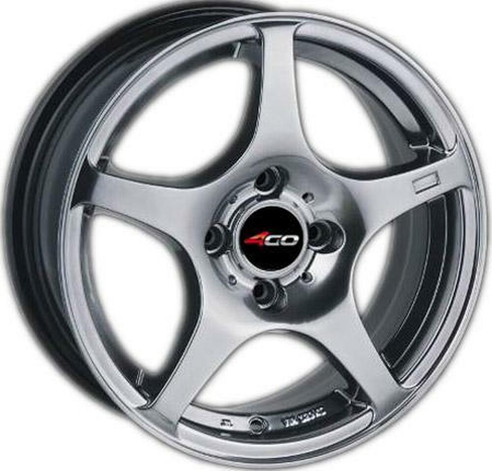4GO 550 6x14 4x98 ET 35 Dia 58.6 silver