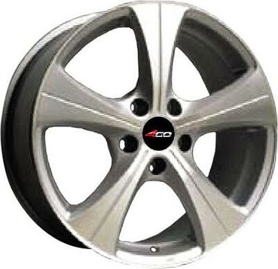 4GO 56 6x15 4x98 ET 38 Dia 58.6 silver