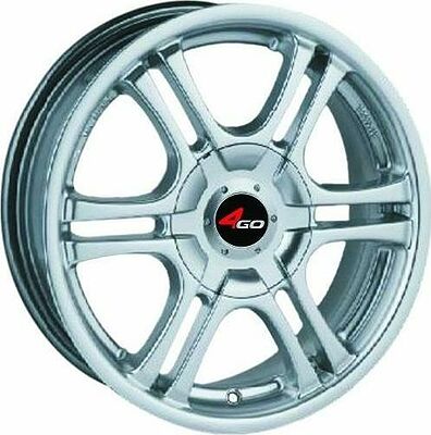 4GO 629 6x14 5x100 ET 38 Dia 67.1 Silver