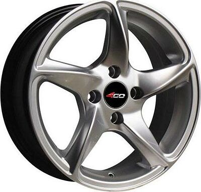 4GO 63 6x14 4x98 ET 35 Dia 58.1 White