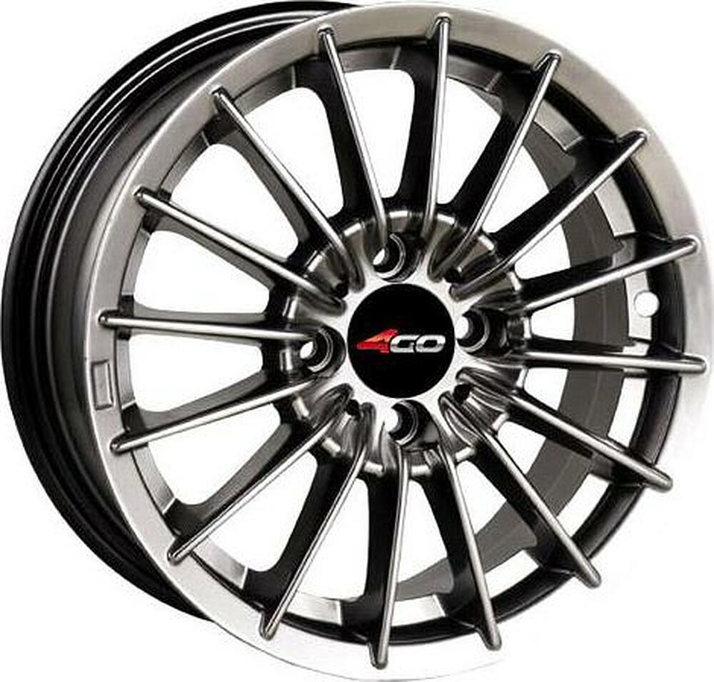 4GO 869 6x14 4x100 ET 35 Dia 67.1 White