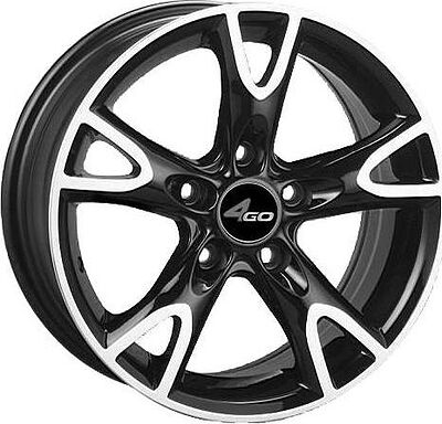 4GO JJ518 6.5x15 5x100 ET 35 Dia 57.1 BMF