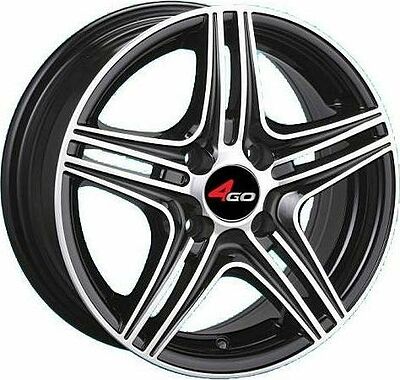 4GO JJ522 6x14 4x98 ET 38 Dia 58.6 SMF