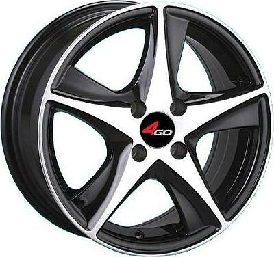 4GO JJ525 6x14 4x98 ET 35 Dia 58.6 Silver
