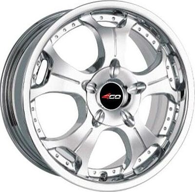 4GO P5006 7x17 5x114.3 ET 35 Dia 67.1 silver
