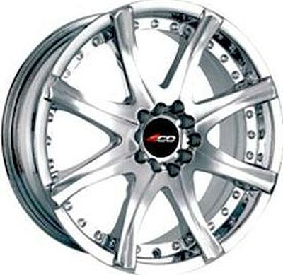 4GO P8001 7x16 5x112 ET 38 Dia 73.1 silver