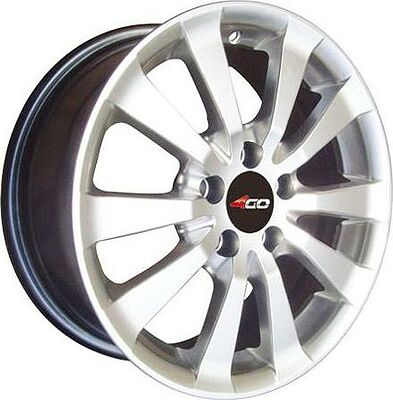 4GO RV113 6.5x15 4x100 ET 40 Dia 67.1 silver