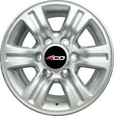 4GO RV650 7x16 6x139.7 ET 10 Dia 106.5 Silver