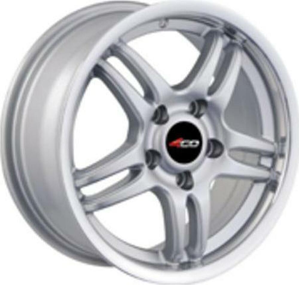 4GO SD086 6.5x15 4x98 ET 35 Dia 58.6 silver