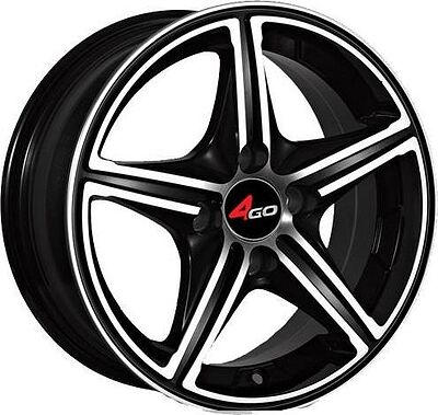 4GO YQ8 6x14 4x100 ET 38 Dia 67.1 Silver
