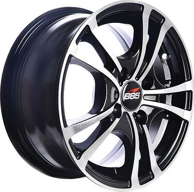 885 L 015 6x14 4x100 ET 38 Dia 60.1 BLK POL