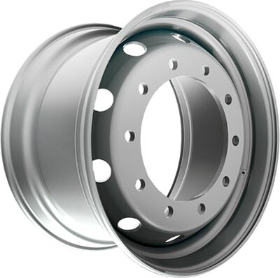 Accuride 10/335/281/120 11.75x22.5 10x335 ET 120 Dia 281 Silver