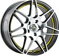 Alcasta M28 6.5x16 4x100 ET 52 Dia 54.1 BKYS