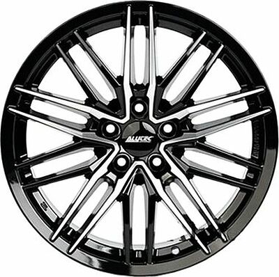 Alutec Burnside 6x16 4x100 ET 40 Dia 63.3 Diamant black front polished