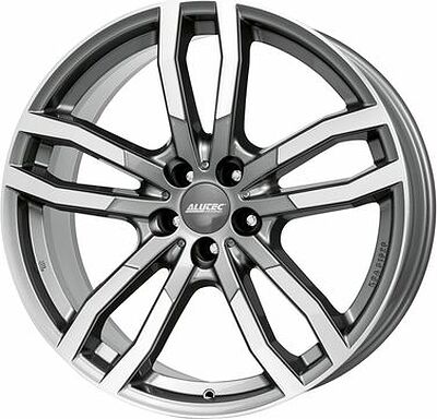 Alutec DriveX 9.5x21 5x112 ET 53 Dia 66.5 Metal Grey Front Polished