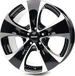 Alutec Dynamite 8x17 5x108 ET 35 Dia 70.1 Diamond Black Front Polished