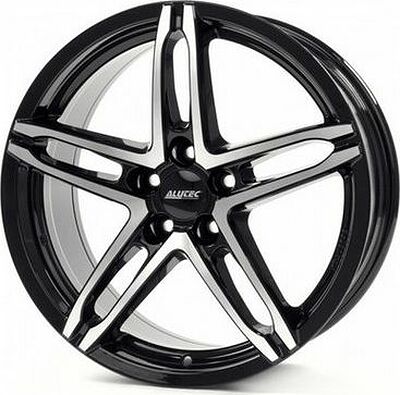 Alutec Ikenu 8.5x20 5x112 ET 40 Dia 66.6 Diamant black front polished