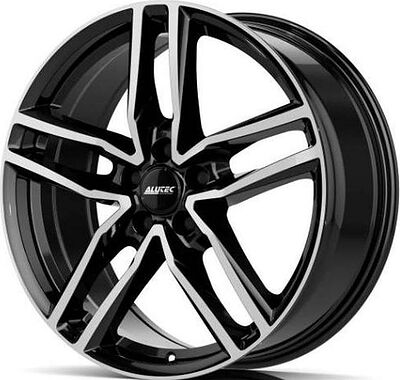 Alutec Ikenu 8x19 5x112 ET 20 Dia 66.5 Diamond Black Front Polished