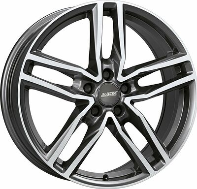 Alutec Ikenu 6.5x16 5x114.3 ET 50 Dia 70.1 Graphit Frontpolished