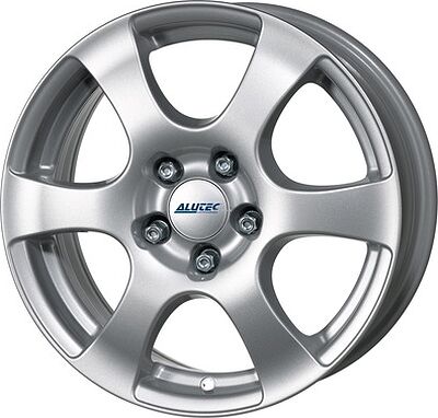 Alutec Plix 6.5x16 5x100 ET 40 Dia 63.3 Polar Silver