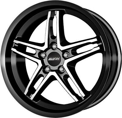 Alutec Poison Cup 8x18 5x112 ET 40 Dia 70.1 Diamond Black Front Polished